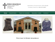 Tablet Screenshot of byrnememorials.com